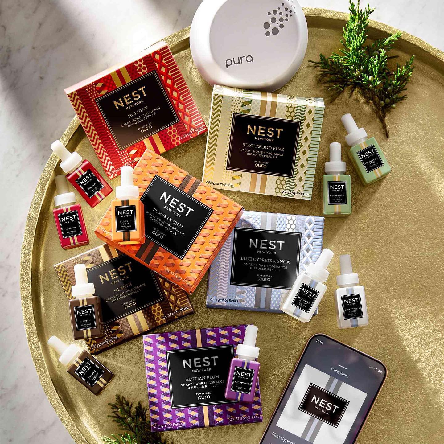Autumn Plum Refill Duo for Pura Smart Home Fragrance Diffuser