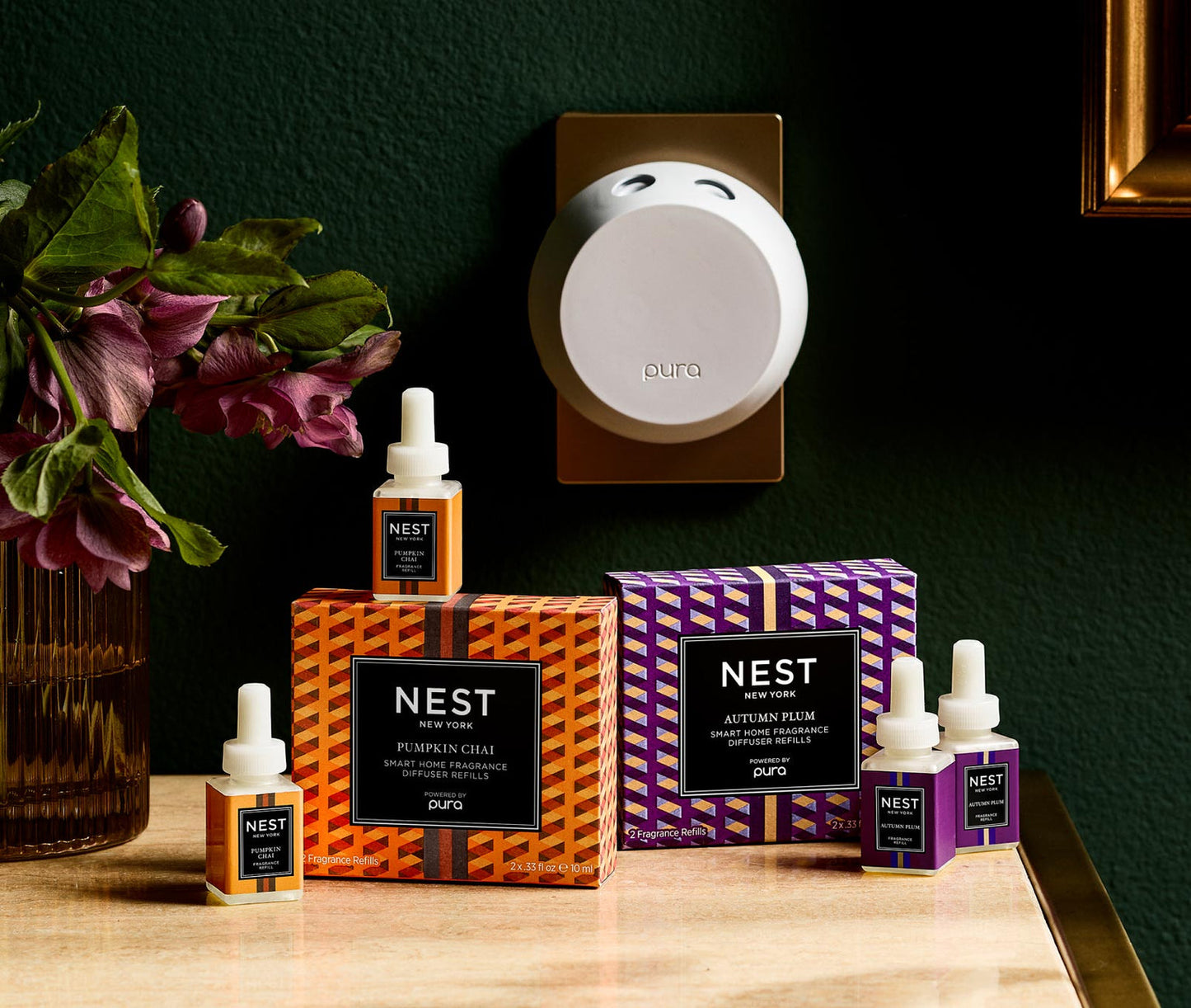 Autumn Plum Refill Duo for Pura Smart Home Fragrance Diffuser