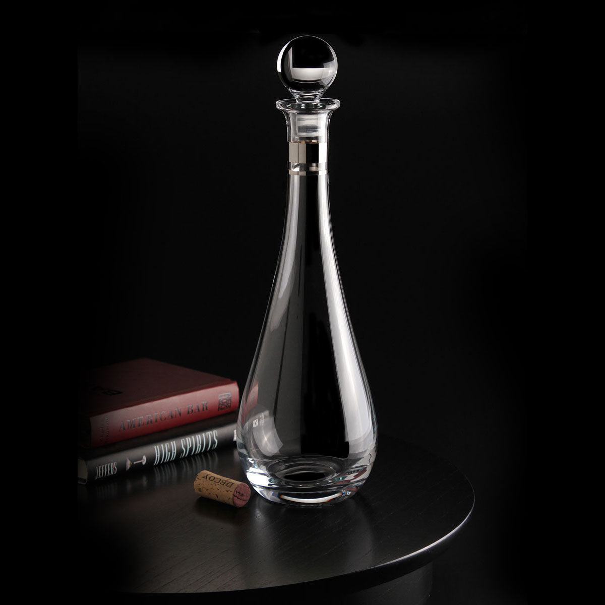Elegance Tall Decanter with Round Stopper