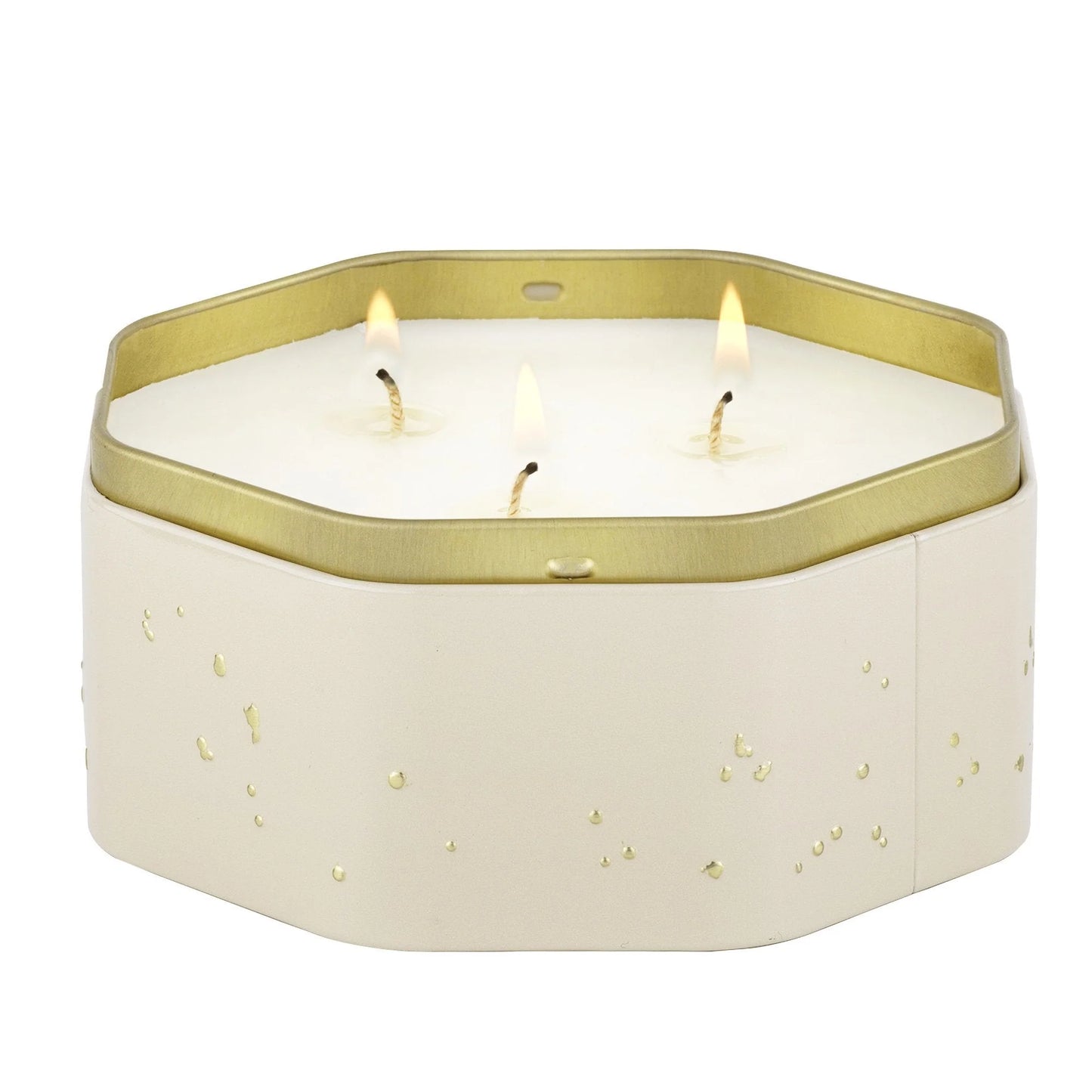 Coconut Papaya Octagon Tin Candle