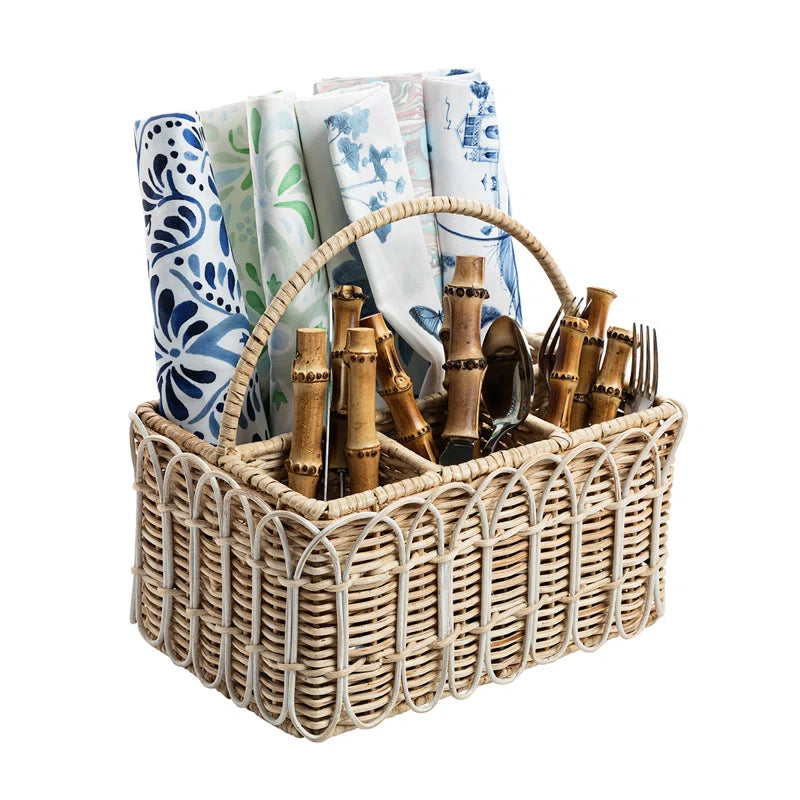 Provence Rattan Caddy