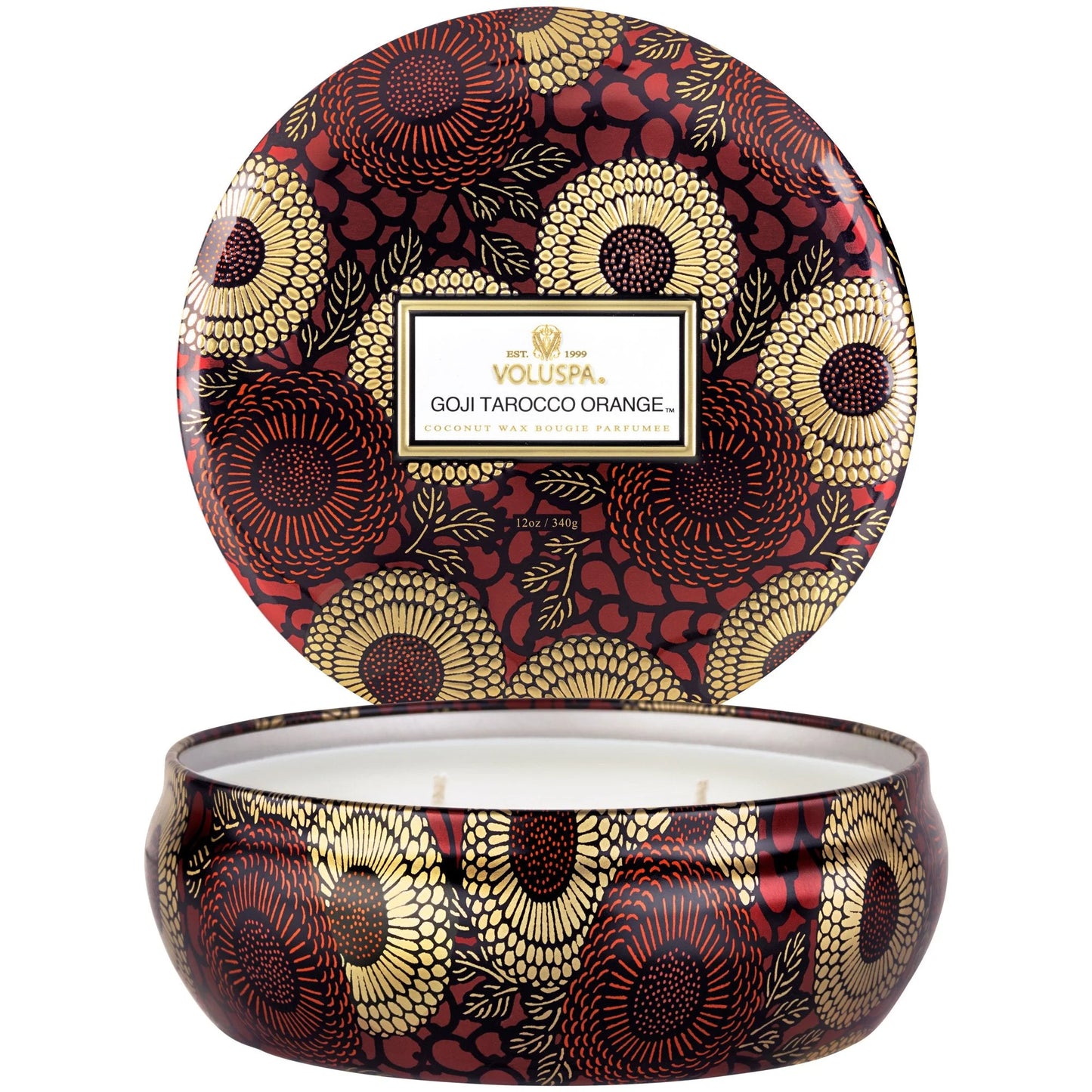 Goji Tarocco Orange 3 Wick Tin