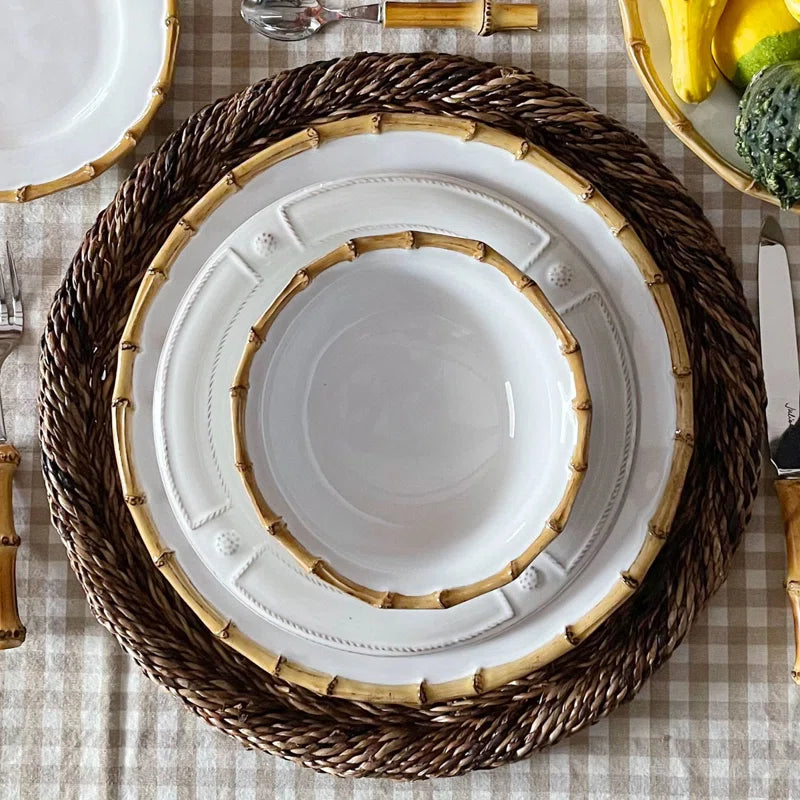 Bamboo Natural Dinner Plate - Natural