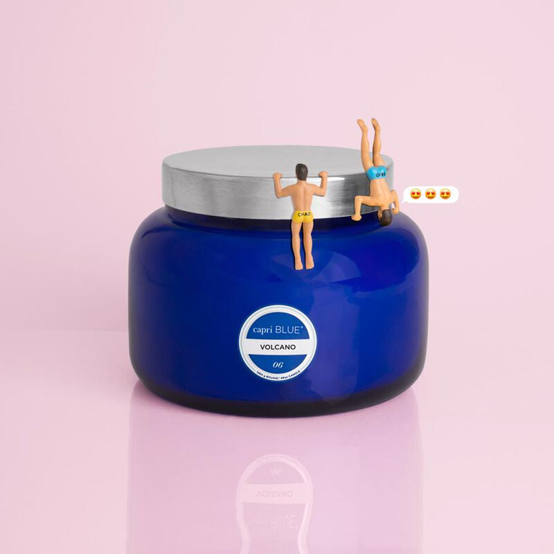Volcano Blue Jumbo Jar, 48 oz