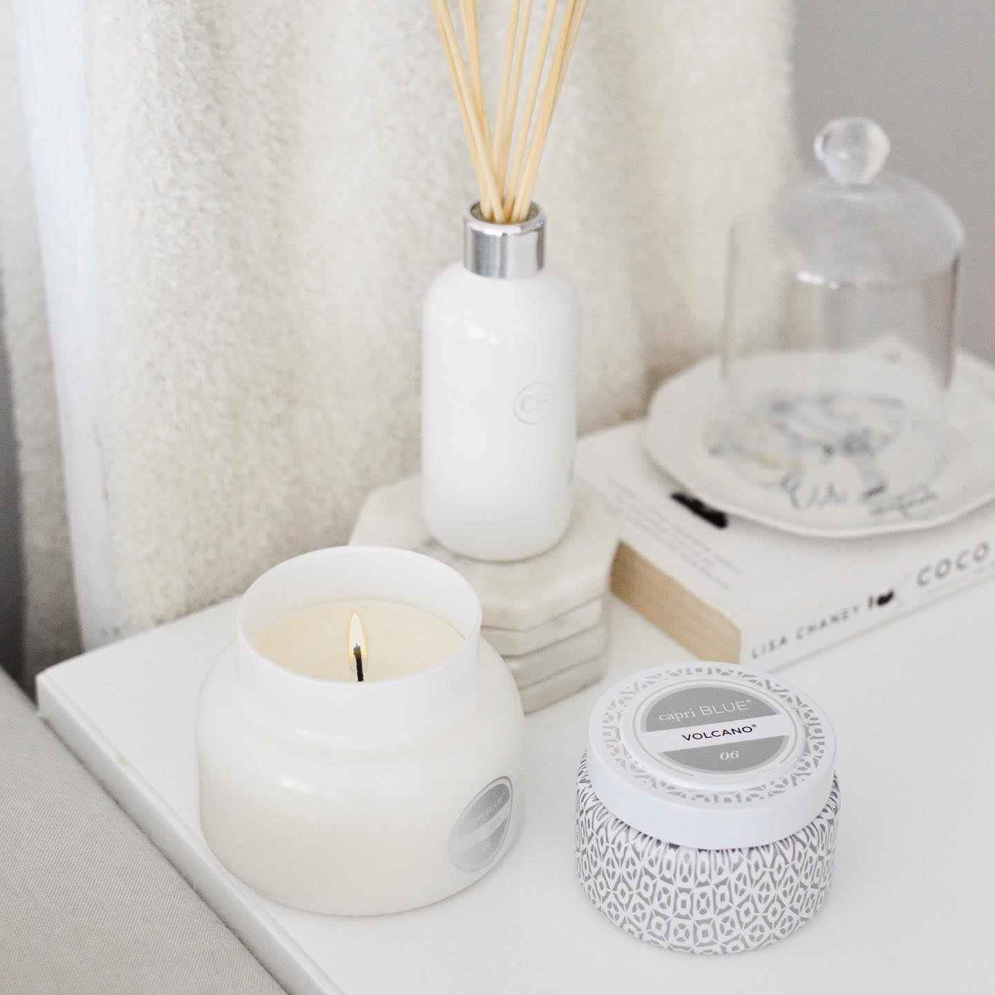 Volcano White Reed Diffuser, 8 fl oz