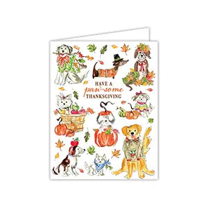 Have a Paw-some Thanksgiving Greeting Card