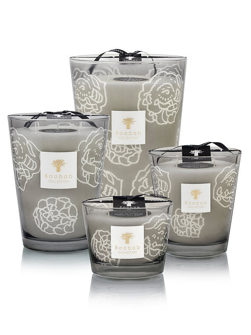 Max 10 Candle Roses Grey