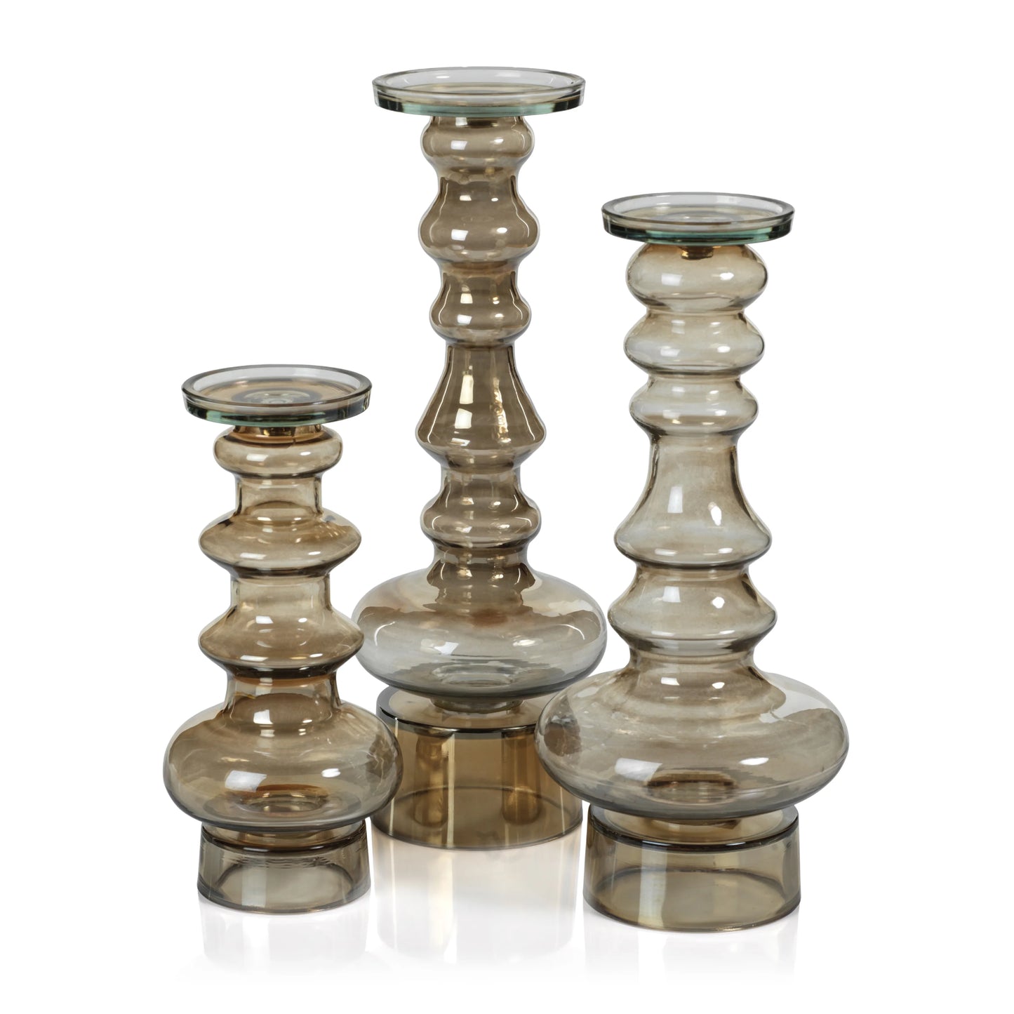 Fortaleza Glass Candle Holder - Tall