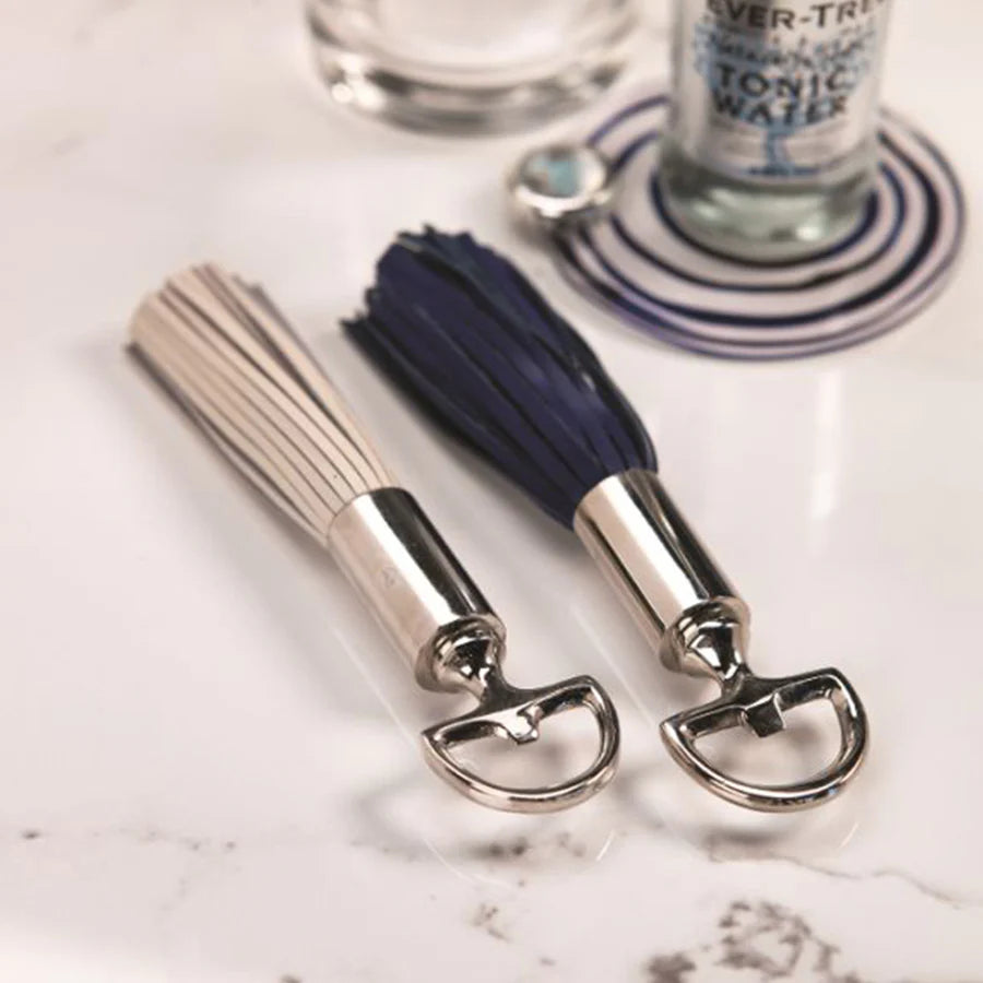 Royal Leather Tassel Bottle Opener