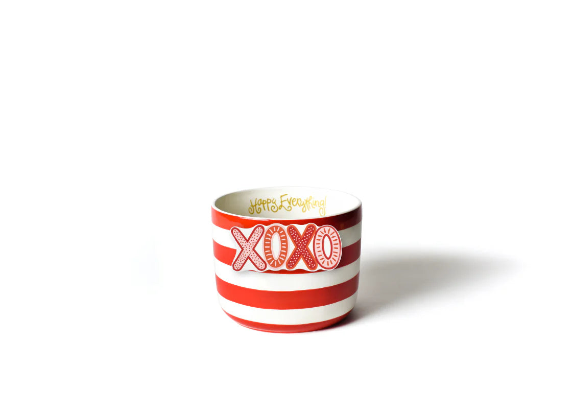 Red Stripe Mini Happy Everything! Bowl