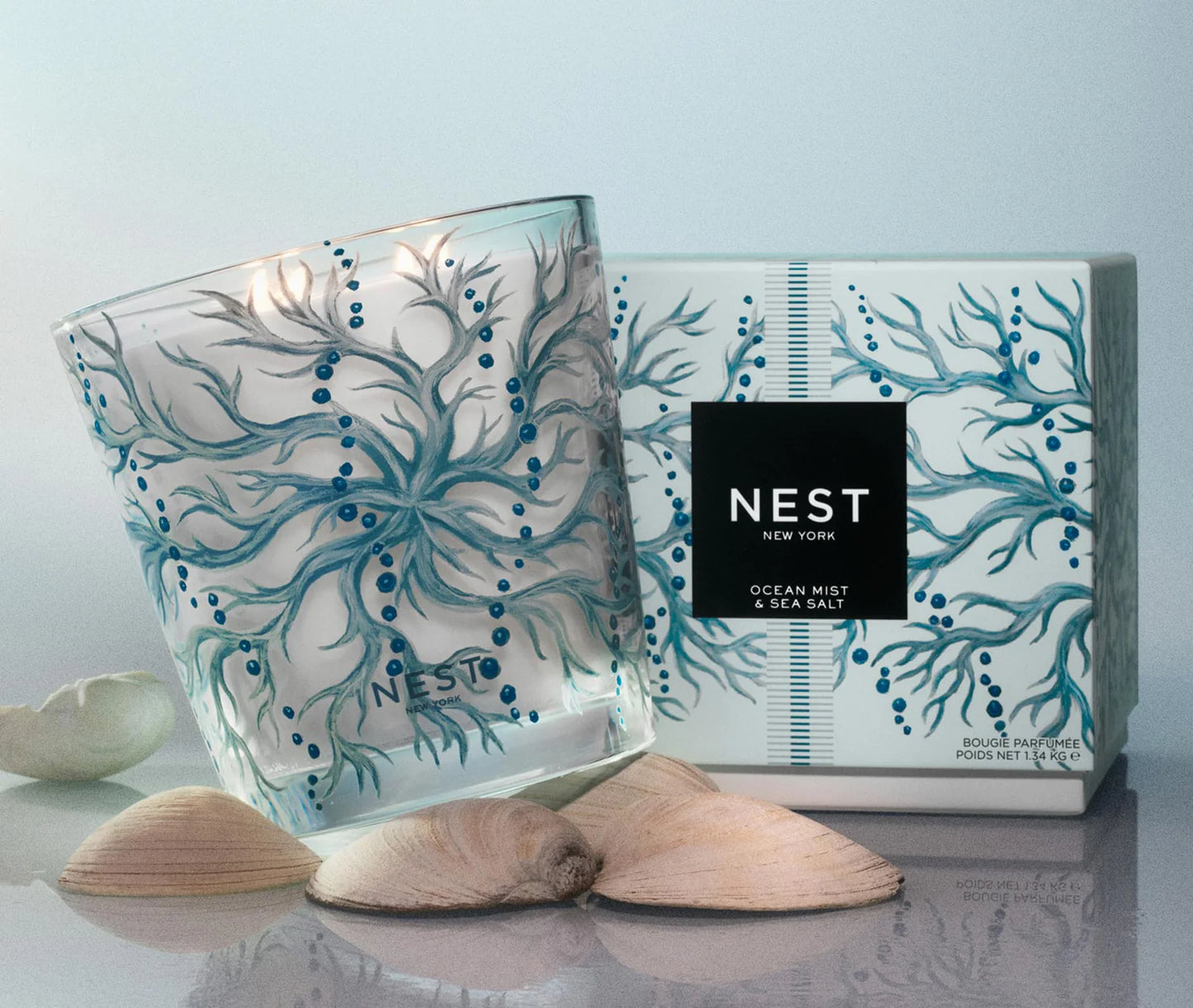 Ocean Mist & Sea Salt Decorative Luxury Candle