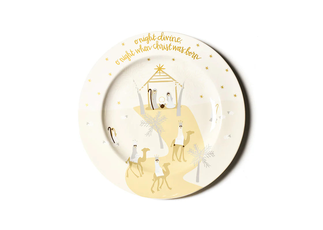 O Holy Night Round Platter