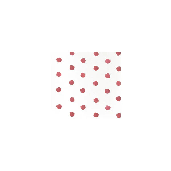 Papersoft Napkins Dot Cocktail Napkins Crimson
