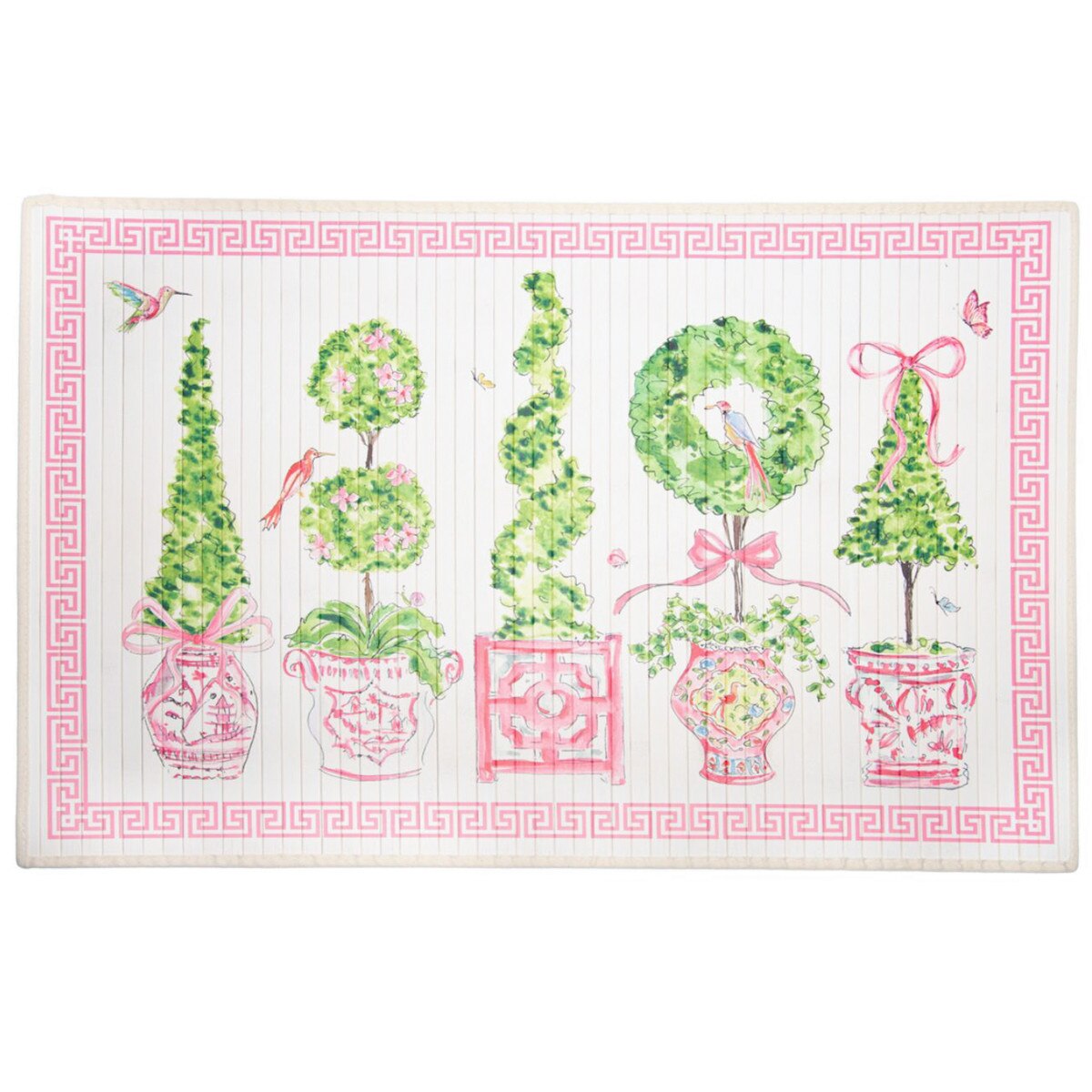 Pink Bamboo Mat