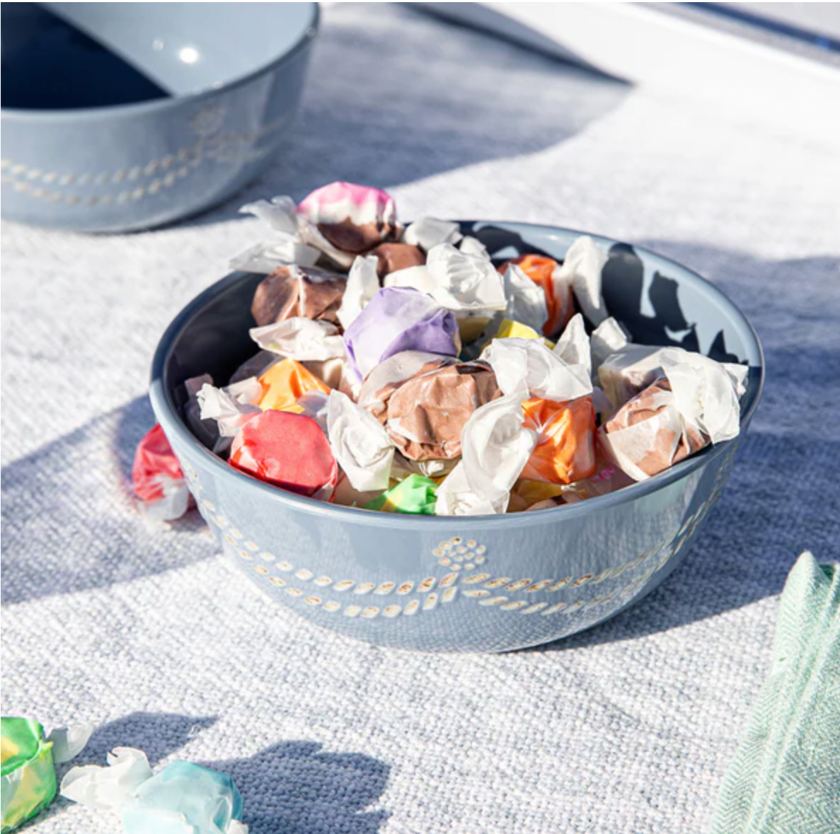 Berry & Thread Melamine Cereal Bowl - Chambray
