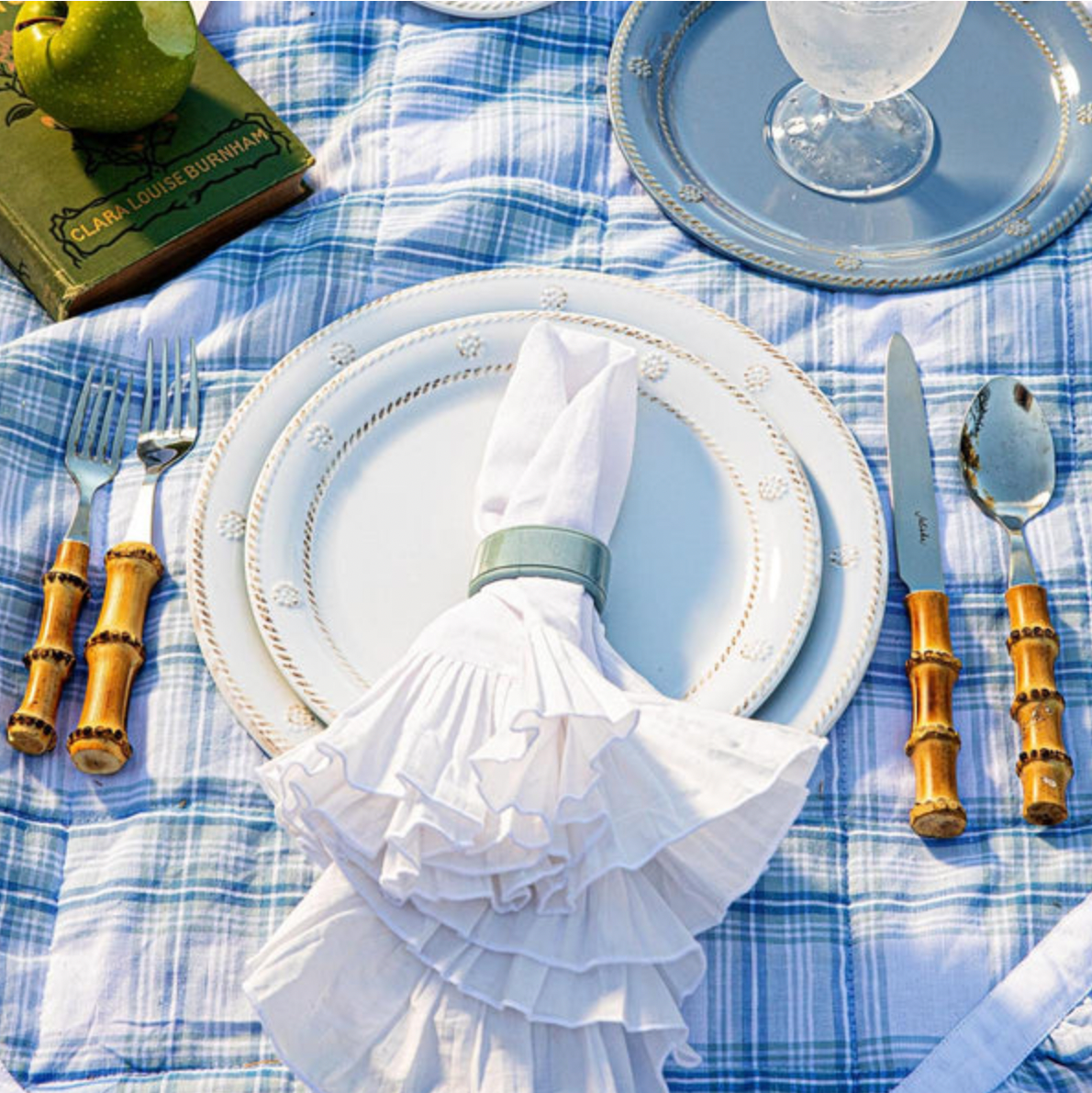 Berry & Thread Melamine Whitewash Dessert/Salad Plate