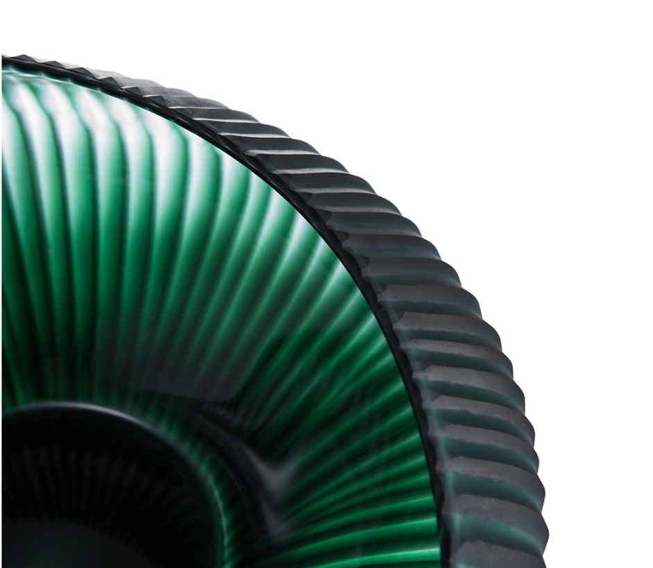 Green Glass Bowl