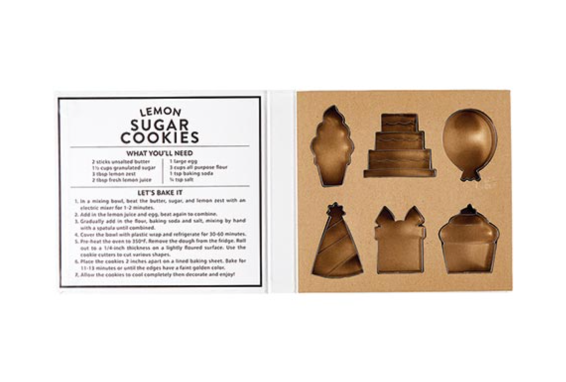 Cookie Cutter Set Book Box - Birthdays Are Better with Cookies