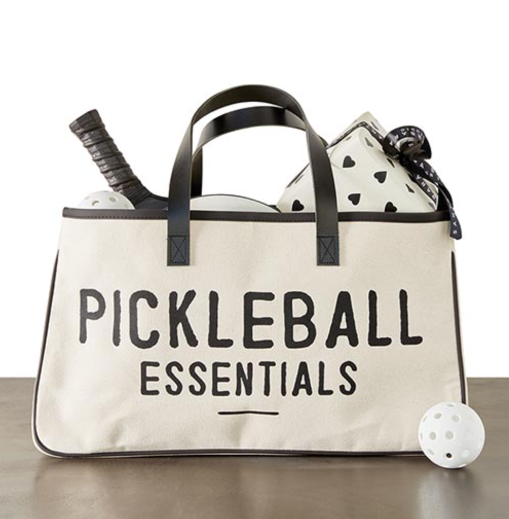 Pickleball Canvas Tote - Pickleball Essentials