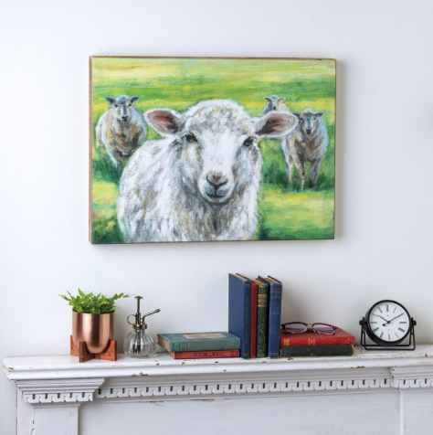 Friendly Sheep Box Sign