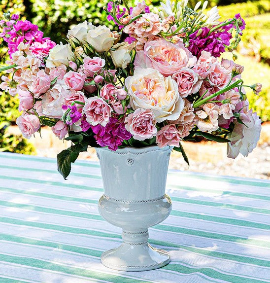 Berry & Thread Petite Parterre Garden 8" Vase - Whitewash
