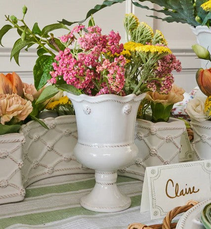 Berry & Thread Petite Parterre Garden 5" Vase - Whitewash