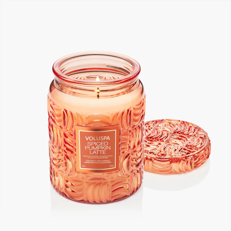 Spiced Pumpkin Latte Large Glass Jar