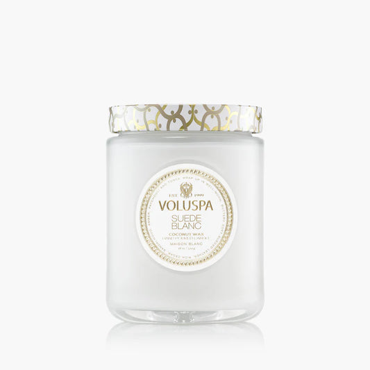 Suede Blanc Large Jar