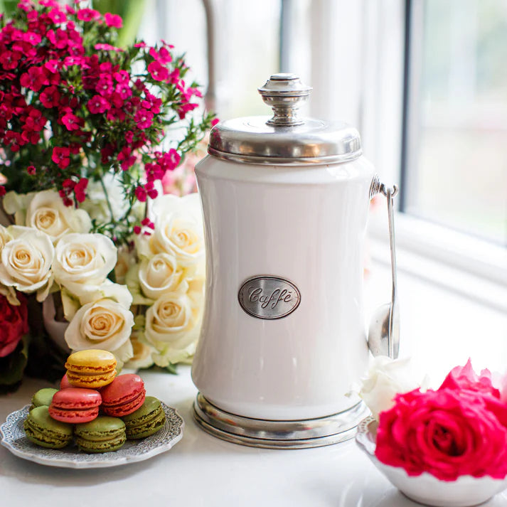 Tuscan Coffee Canister w/ Spoon