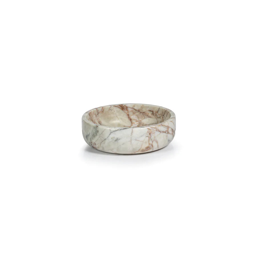 Rosso Verona Matte Marble Bowl - Medium