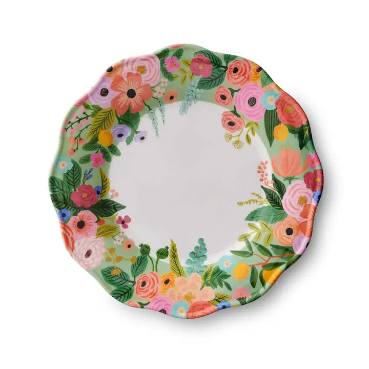 Garden Party Melamine Assorted Dinner Plates