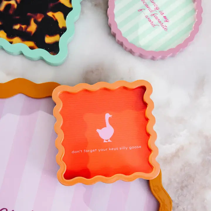 Silly Goose Lacquer Tray