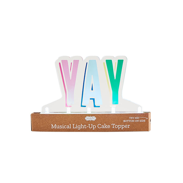 Yay Musical Led Cake Topper