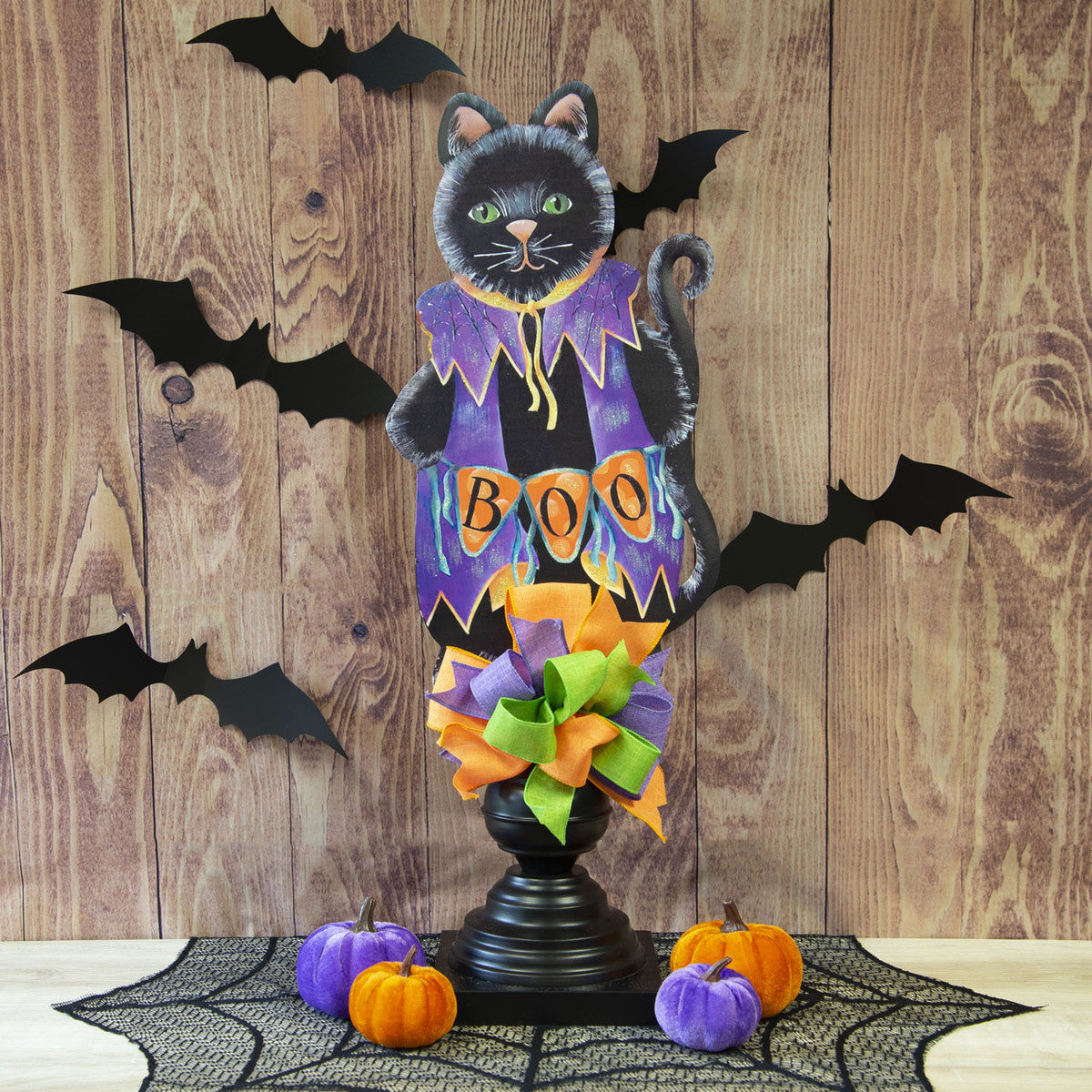 "BOO" Wizard Cat