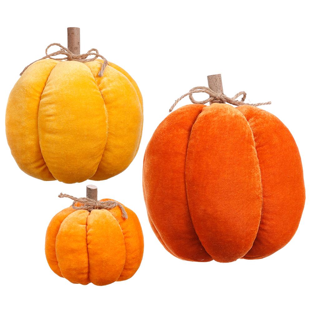 Medium Velvet Pumpkin Orange Two Tone