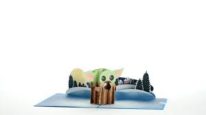 Star Wars™ The Mandalorian™ The Child: Warm Holiday Wishes 3D card