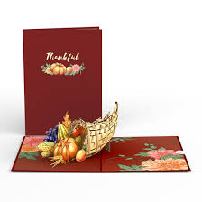Thanksgiving Cornucopia Card