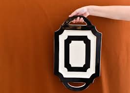 Ticket 18 Handled Traditional Tray Black