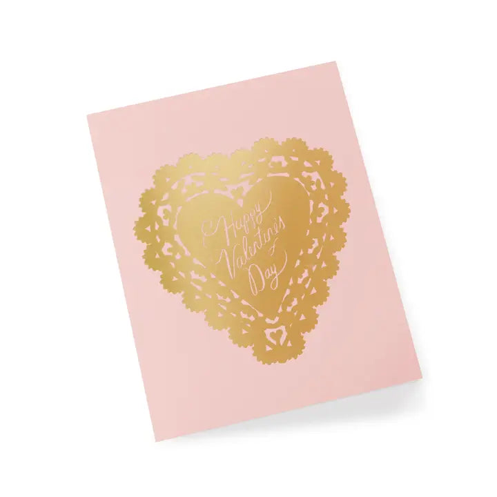 Doily Valentine Card