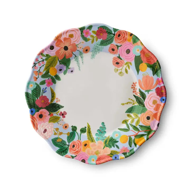 Garden Party Melamine Assorted Dinner Plates