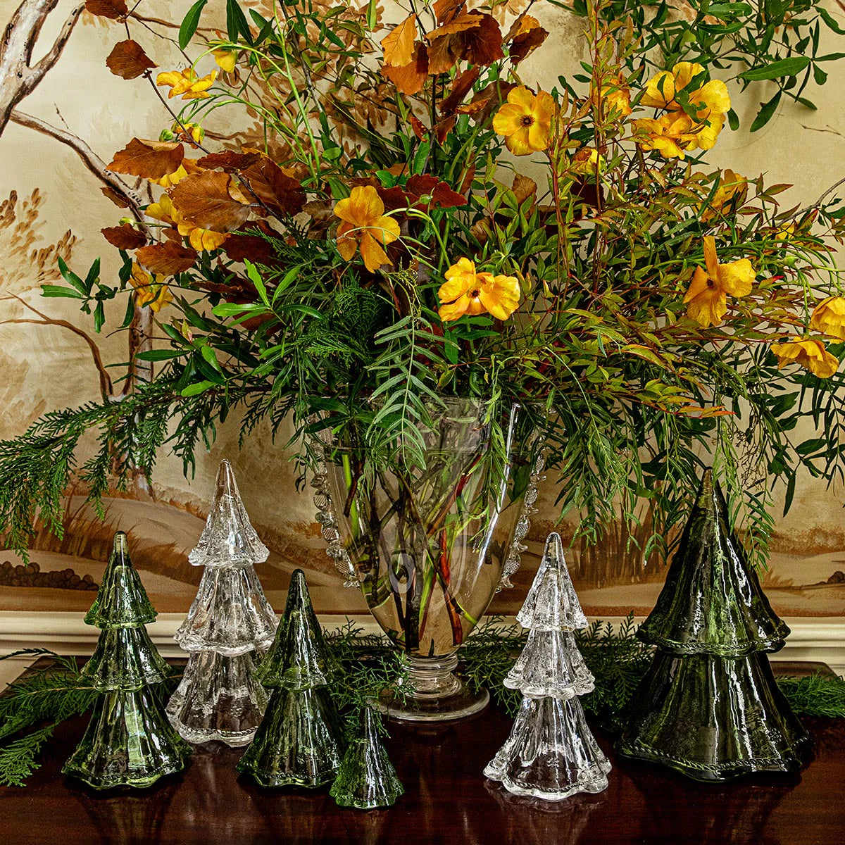 Berry & Thread 9.5" Tree Set/3pc