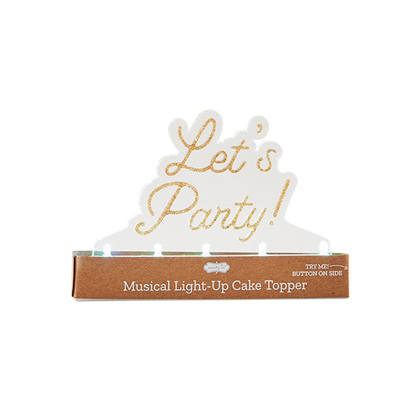 Party Musical Led Cake Topper
