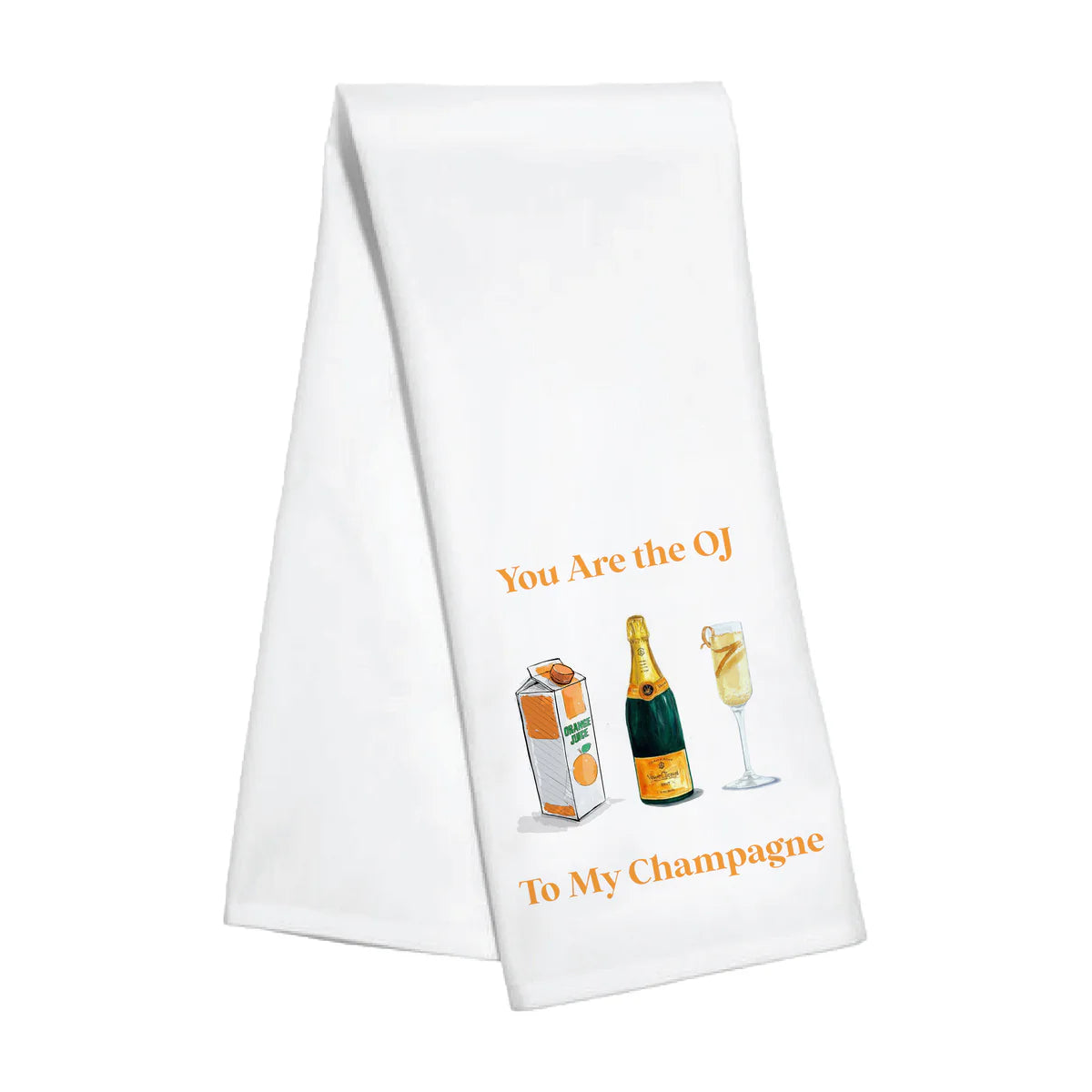 OJ to Champagne Tea Towel
