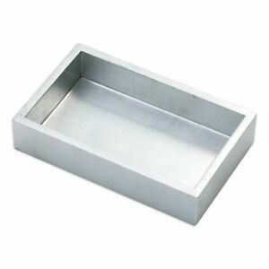 Lacquer Guest Towel Napkin Holder - Silver
