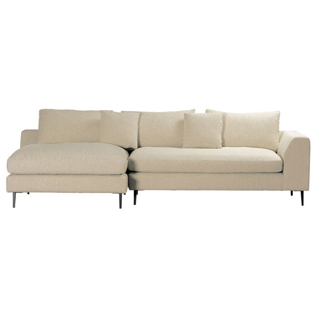 Amison Chaise Sectional Beige