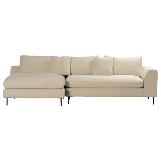 Amison Chaise Sectional Beige