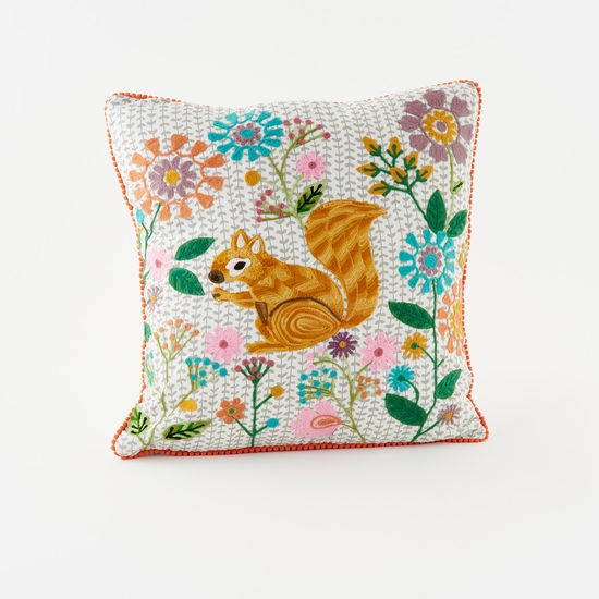 Squirrel Pillow 17.5x17.5