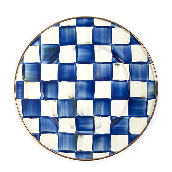 Royal Check Salad/Dessert Plate