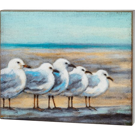 Seagulls Box Sign