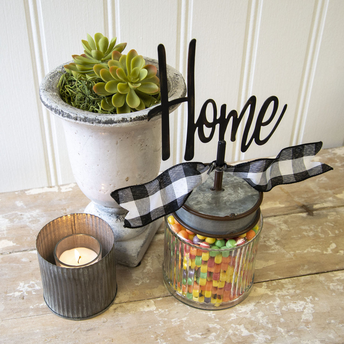 "Home" Finial